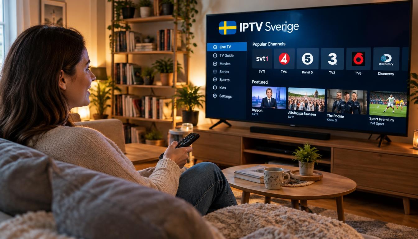 IPTV Sverige – komplett guide till abonnemang, kanaler, appar och installation